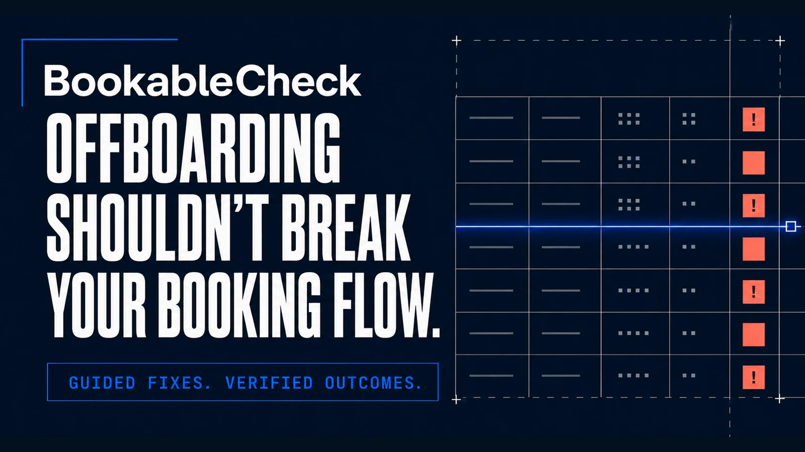 BookableCheck branded scheduling-link monitoring artwork